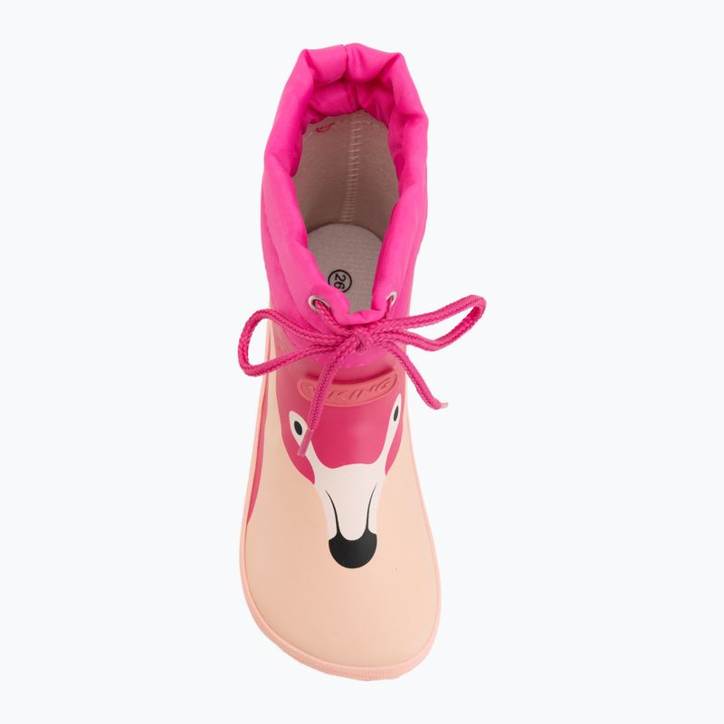 Дитячі гумові чоботи Viking Footwear Alv Barefoot Paw Print світло-рожевий/маджента 5