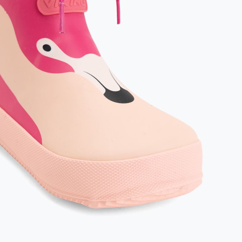 Дитячі гумові чоботи Viking Footwear Alv Barefoot Paw Print світло-рожевий/маджента 7
