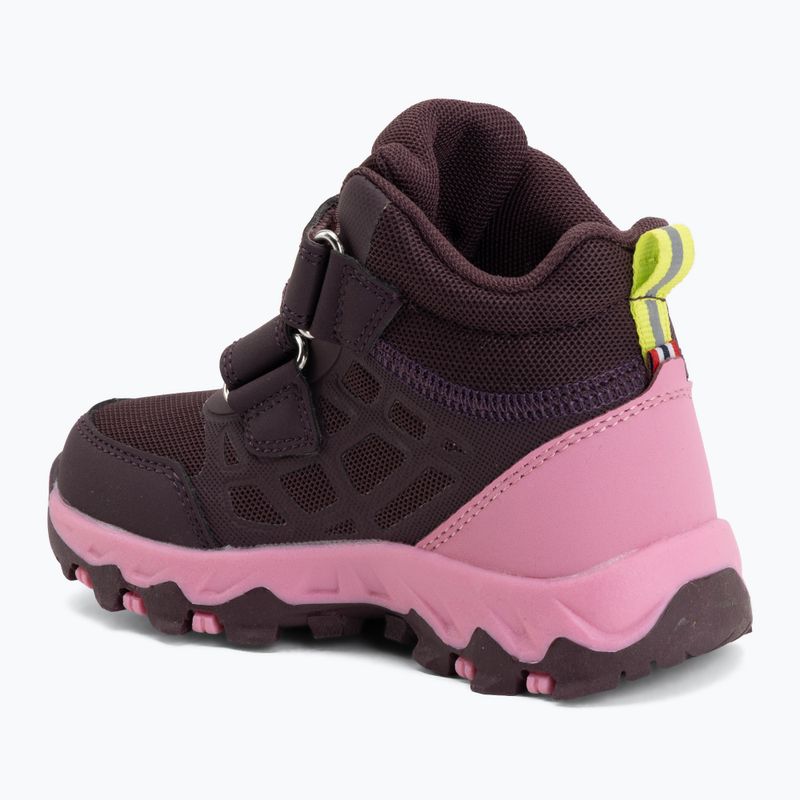 Дитяче взуття Viking Footwear Track Mid 2V Waterproof сливовий/багатоколірний 3