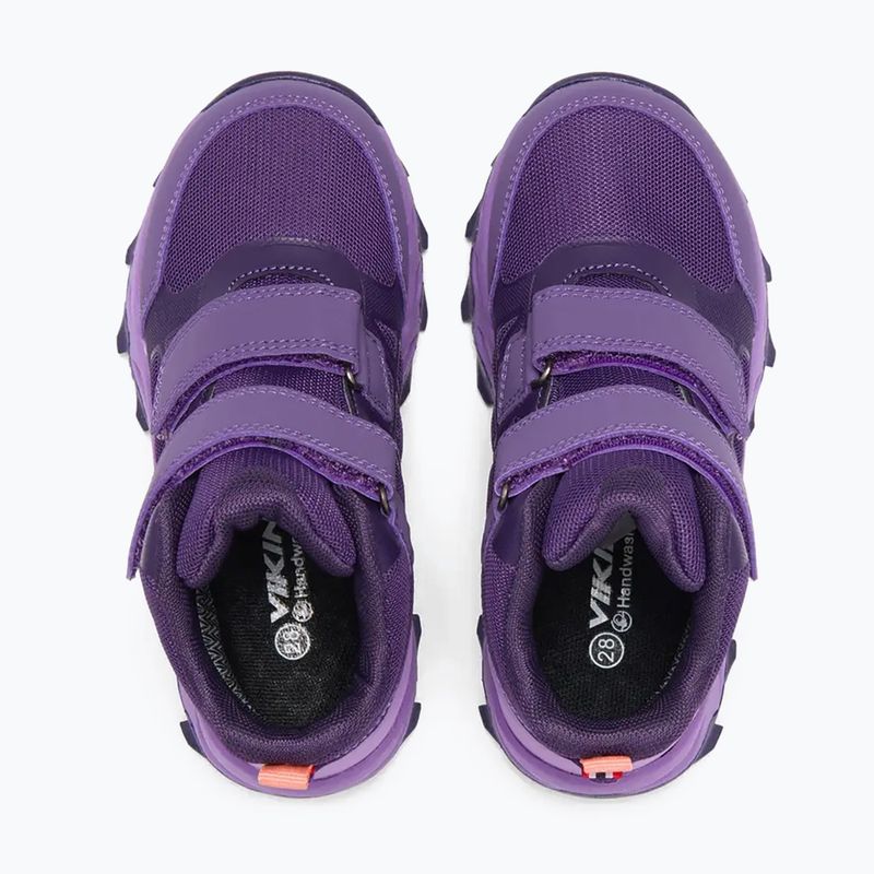 Взуття дитяче Viking Track Mid 2V Waterproof plum/multi 5