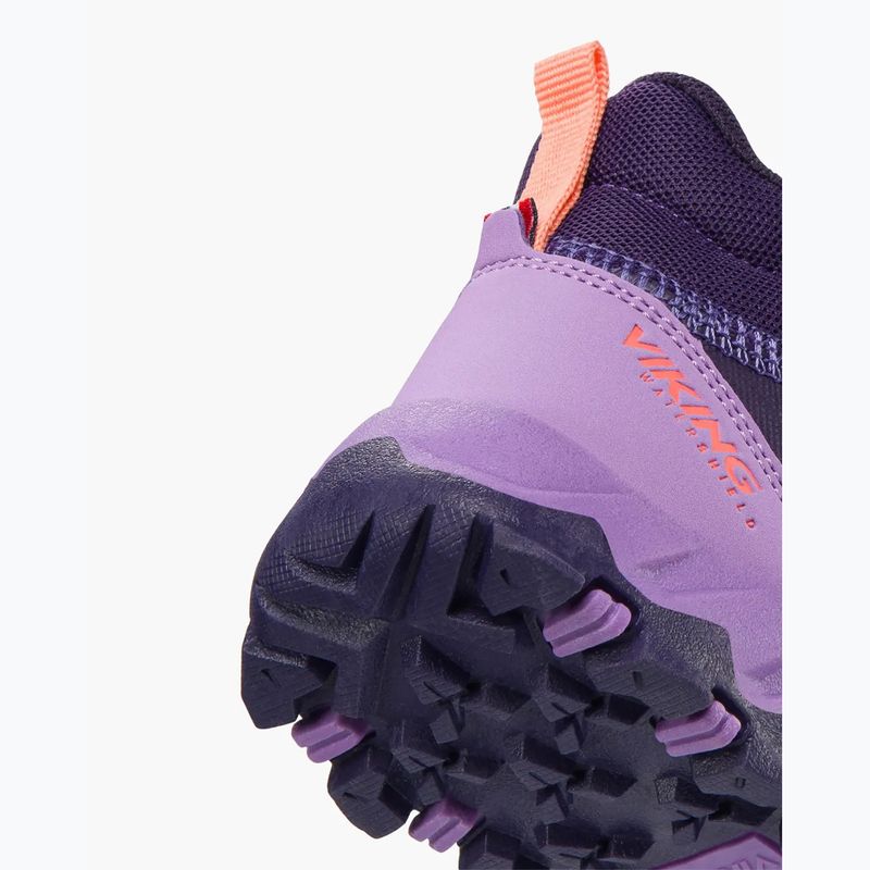 Взуття дитяче Viking Track Mid 2V Waterproof plum/multi 6