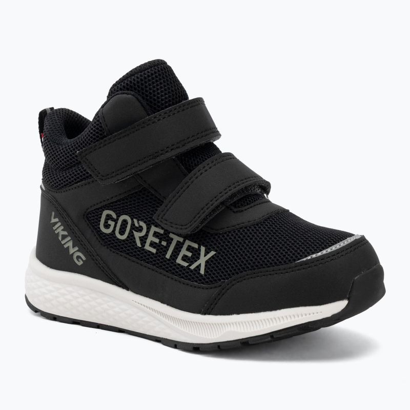 Дитяче взуття Viking Footwear Bouncy Mid 2V Gore-Tex чорний