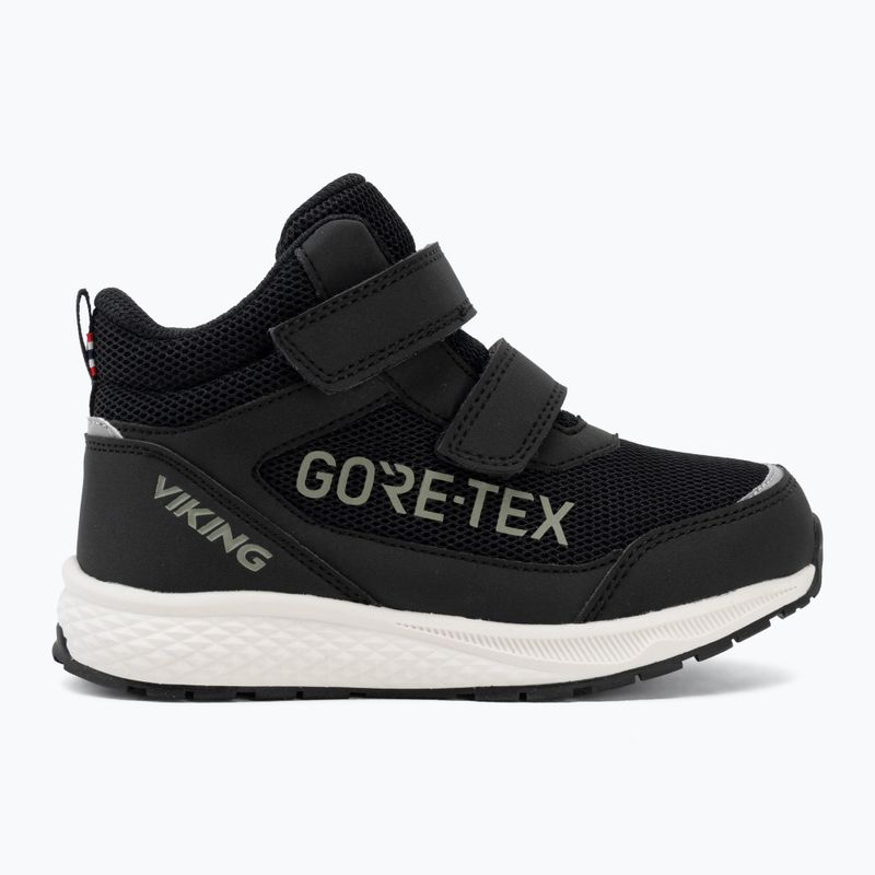 Дитяче взуття Viking Footwear Bouncy Mid 2V Gore-Tex чорний 2