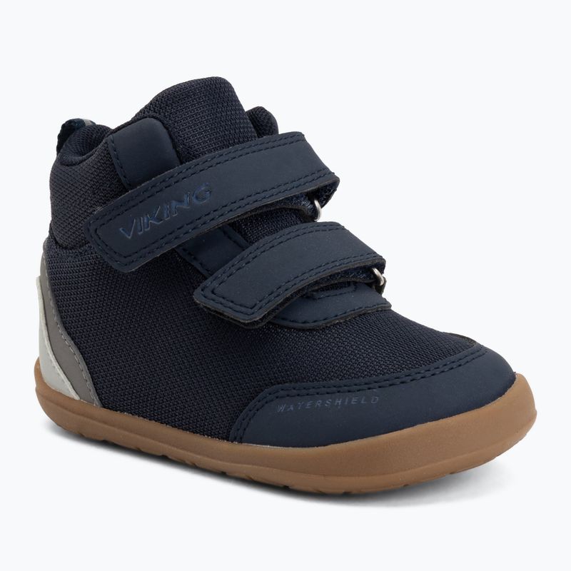 Взуття барефоот дитяче Viking Alv Barefoot Mid 2V Waterproof navy