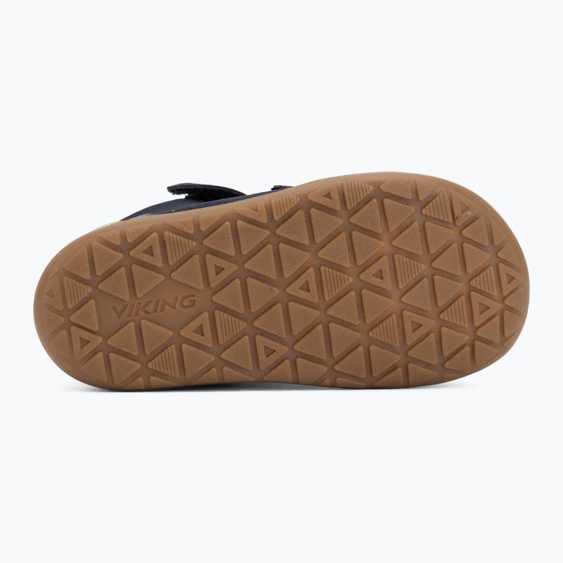 Взуття барефоот дитяче Viking Alv Barefoot Mid 2V Waterproof navy 4