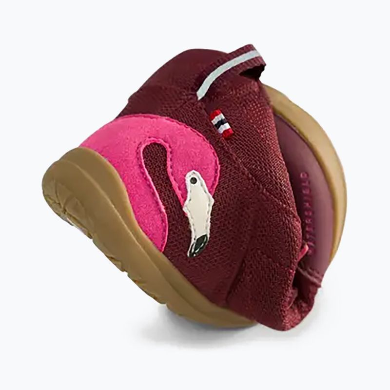 Дитячі barefoot черевики Viking Footwear Alv Barefoot Mid 2V Waterproof бордові 15