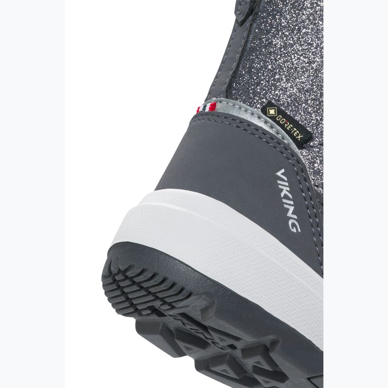 Черевики зимові дитячі Viking Footwear Toasty Glitter Warm Gore-Tex Zip dark grey 6