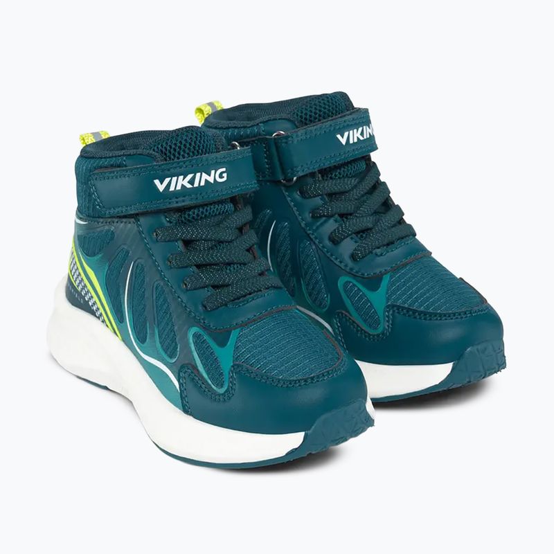 Дитяче взуття Viking Footwear Flash Mid 1V Waterproof темно-синього кольору 10