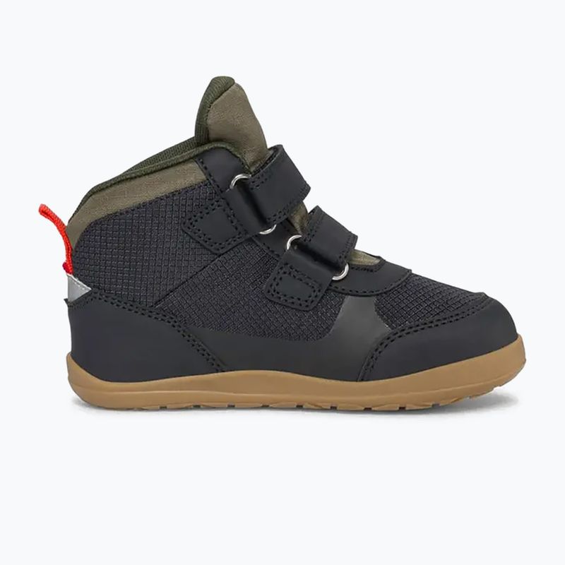 Дитячі barefoot черевики Viking Footwear Aspen Barefoot Mid 2V Waterproof чорного кольору 9