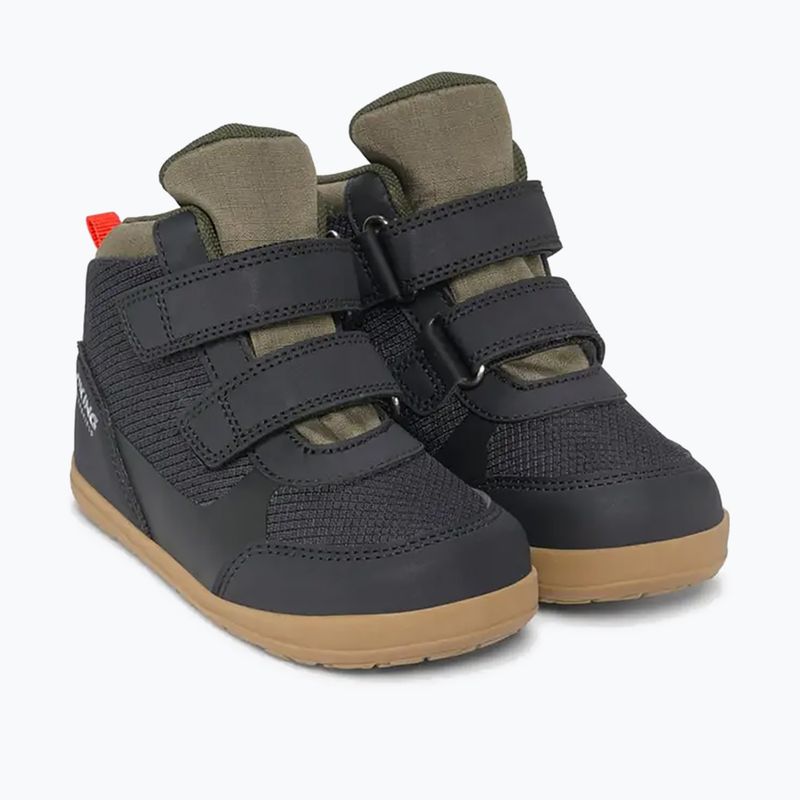 Дитячі barefoot черевики Viking Footwear Aspen Barefoot Mid 2V Waterproof чорного кольору 10