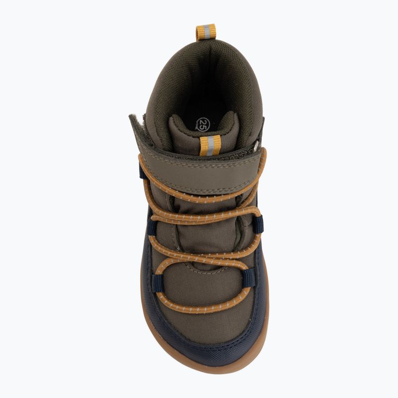 Дитячі barefoot черевики Viking Footwear Birch Barefoot Mid 1V Waterproof темно-сині/оливкові 5