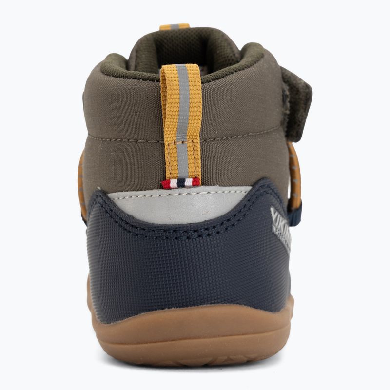 Дитячі barefoot черевики Viking Footwear Birch Barefoot Mid 1V Waterproof темно-сині/оливкові 6