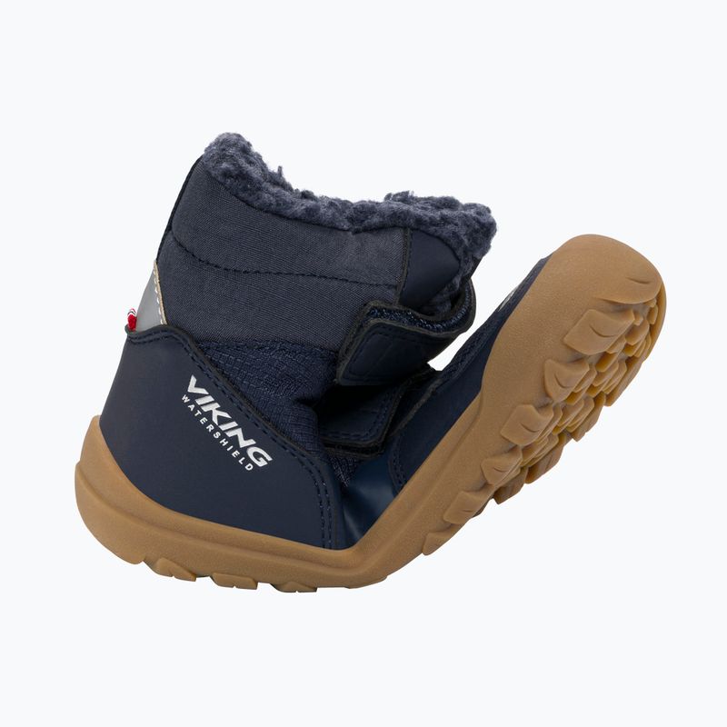 Черевики зимові barefoot дитячі Viking Footwear Rowan Barefoot Warm Waterproof 2V navy 8