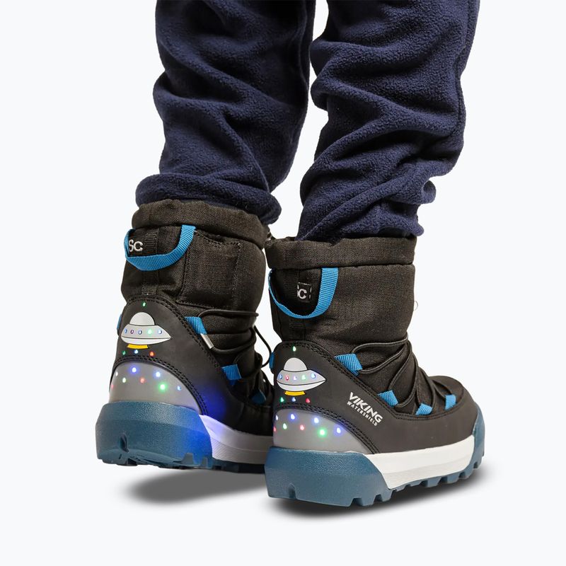 Черевики зимові дитячі Viking Footwear Spaceship Warm SC Waterproof black/dark blue 11