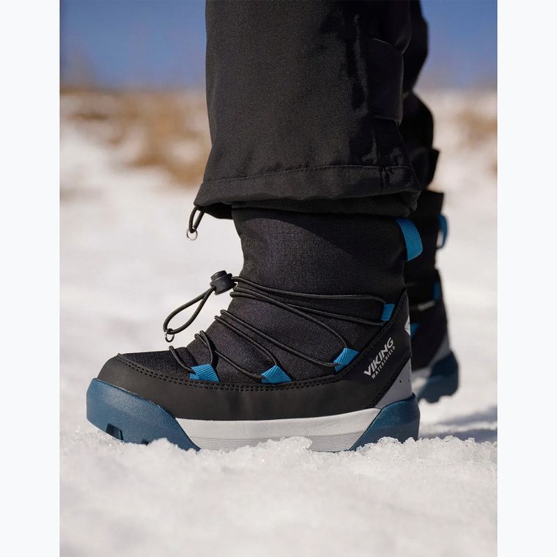 Черевики зимові дитячі Viking Footwear Spaceship Warm SC Waterproof black/dark blue 12