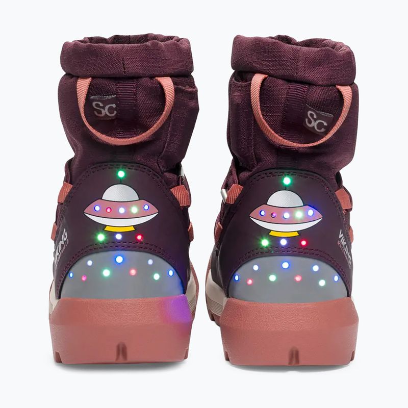 Черевики зимові дитячі Viking Footwear Spaceship Warm SC Waterproof plum/pink 4