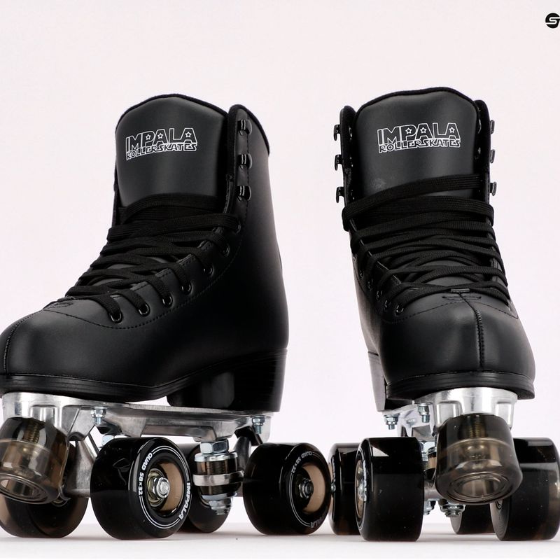 Ковзани роликові IMPALA Quad Skate чорні IMPROLLER1 8