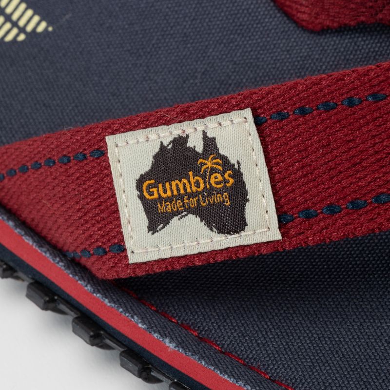 В'єтнамки Gumbies Islander синьо-бордові 7