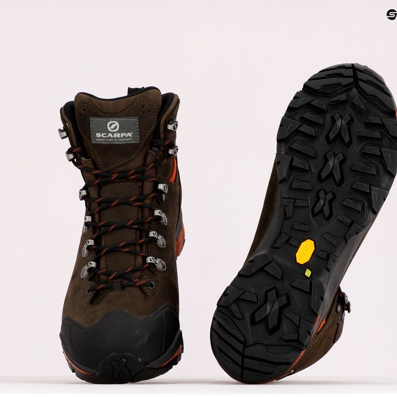 Черевики для трекінгу чоловіче SCARPA ZG Pro GTX коричневі 67070-200 10