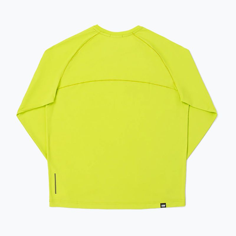 Лонгслів для бігу чоловічий Ciele Athletics DLY lime green 6