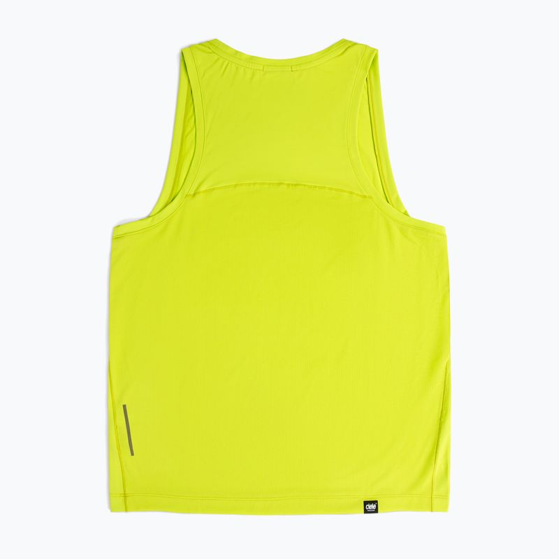 Футболка для бігу чоловіча Ciele Athletics DLY Singlet lime green 2