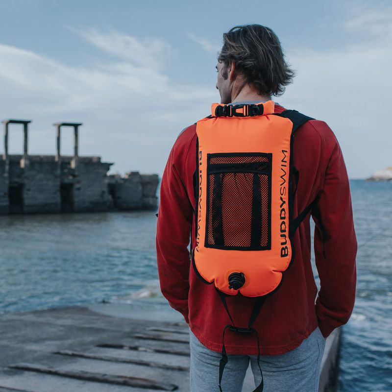 Буй страхувальний BuddySwim Backpack 28 л orange 7