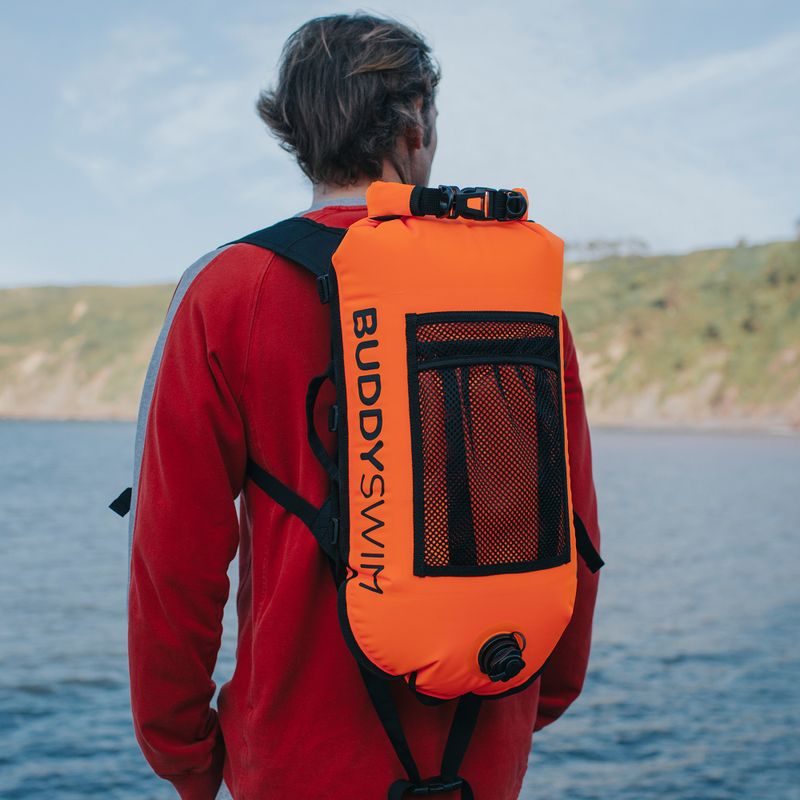 Буй страхувальний BuddySwim Backpack 28 л orange 8