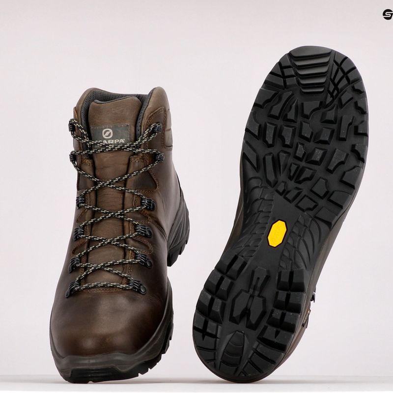 Черевики для трекінгу чоловіче SCARPA Terra GTX коричневі 30020-200 9