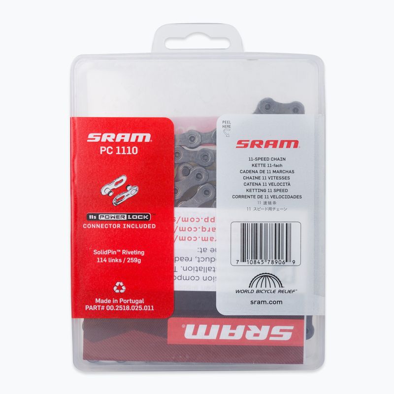 Ланцюг велосипедний SRAM CN PC1110 W/ PWR.LCK 00.2518.025.011 2