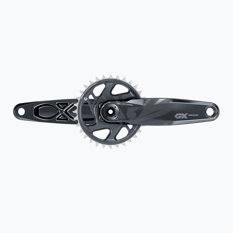 Шатун SRAM GX Eagle DUB 165 12rz місячно-сірий