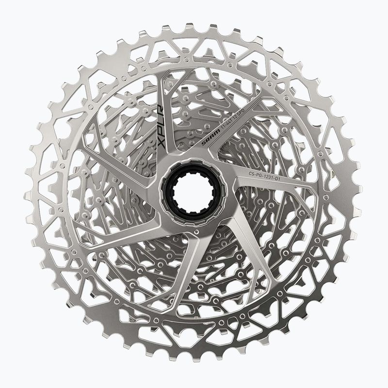 Касета для велосипеда SRAM AM CS PG 1231 D1 XPLR 12rz 11-44T сріблястого кольору 2