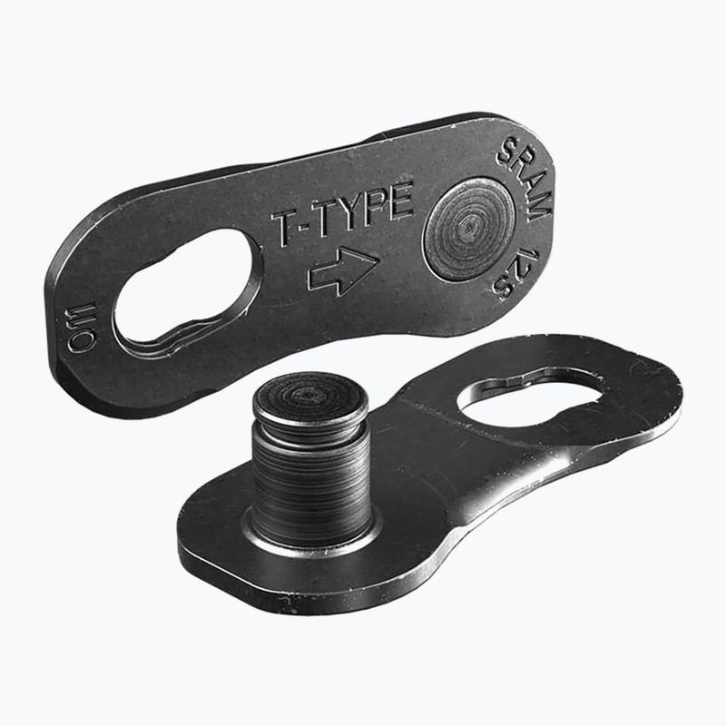 Ланцюг SRAM CN PWR.LCK T-Type Eagle Black 12S чорного кольору
