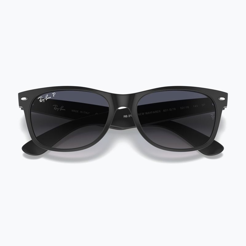 Окуляри сонцезахисні Ray-Ban New Wayfarer Classic black matte/blue gradient 3