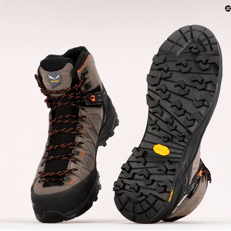 Черевики для трекінгу чоловіче Salewa Alp Trainer 2 Mid GTX коричневі 00-0000061382 15
