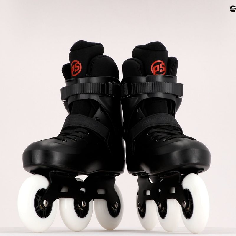 Чоловічі роликові ковзани Powerslide Zoom 100 чорні 15