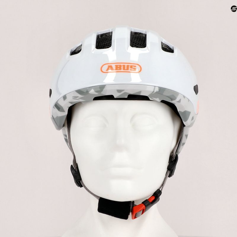 Шолом велосипедний дитячий ABUS Smiley 3.0 ACE LED білий 67715 9
