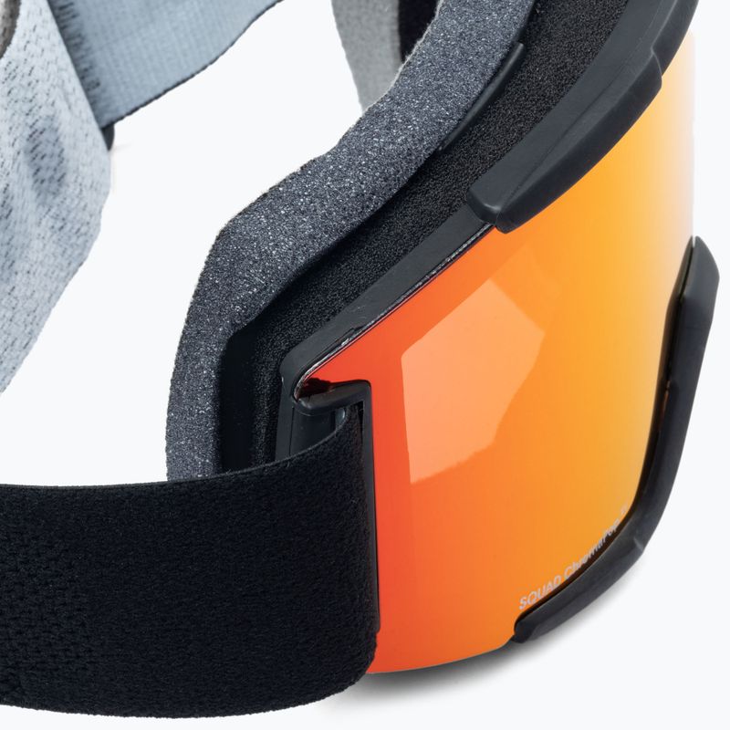 Маска лижна  Smith Squad black/chromapop everyday red mirror M00668 6