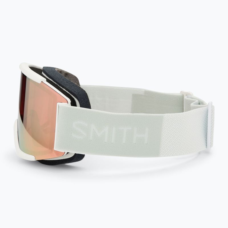 Окуляри гірськолижні Smith Squad white vapor/chromapop everyday rose gold mirror 5
