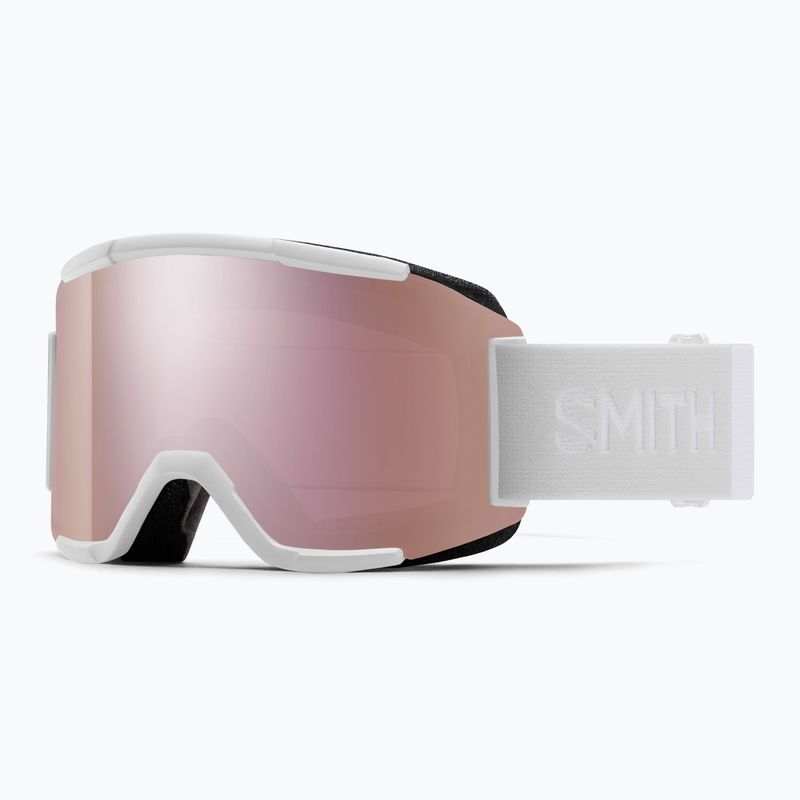 Окуляри гірськолижні Smith Squad white vapor/chromapop everyday rose gold mirror 6