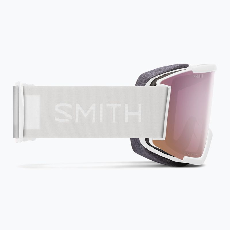 Окуляри гірськолижні Smith Squad white vapor/chromapop everyday rose gold mirror 9