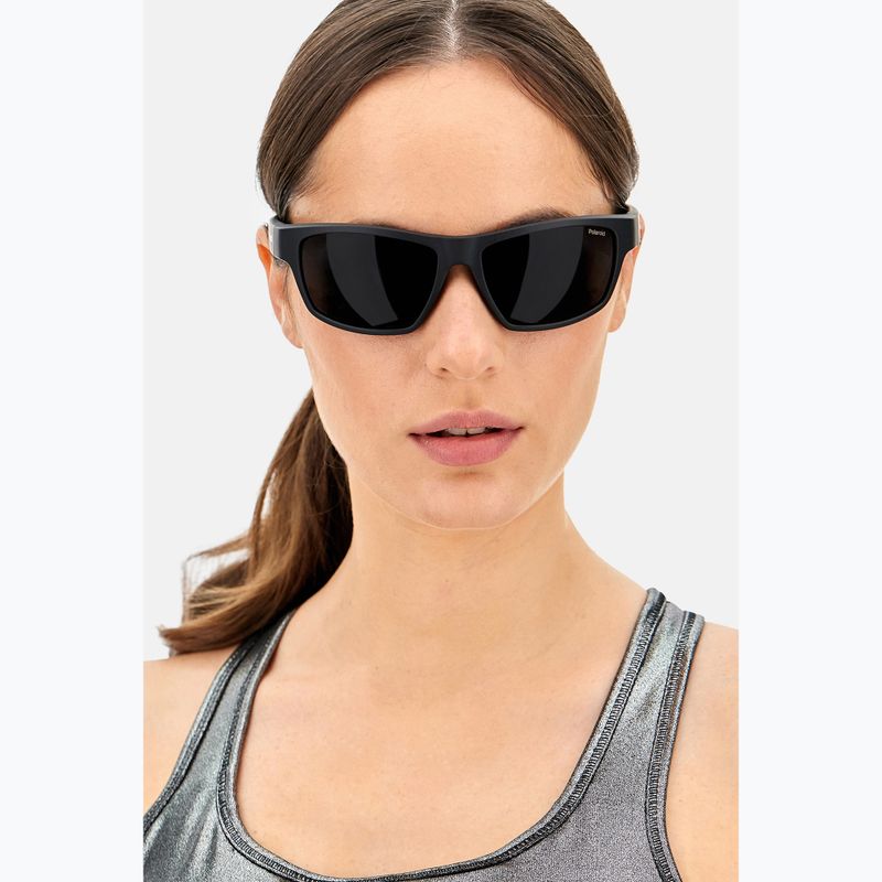 Окуляри сонцезахисні Polaroid PLD 7037/S matte black/grey polarized 7