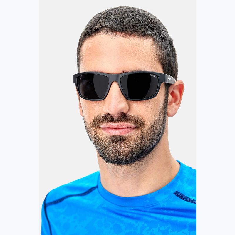 Окуляри сонцезахисні Polaroid PLD 7037/S matte black/grey polarized 9