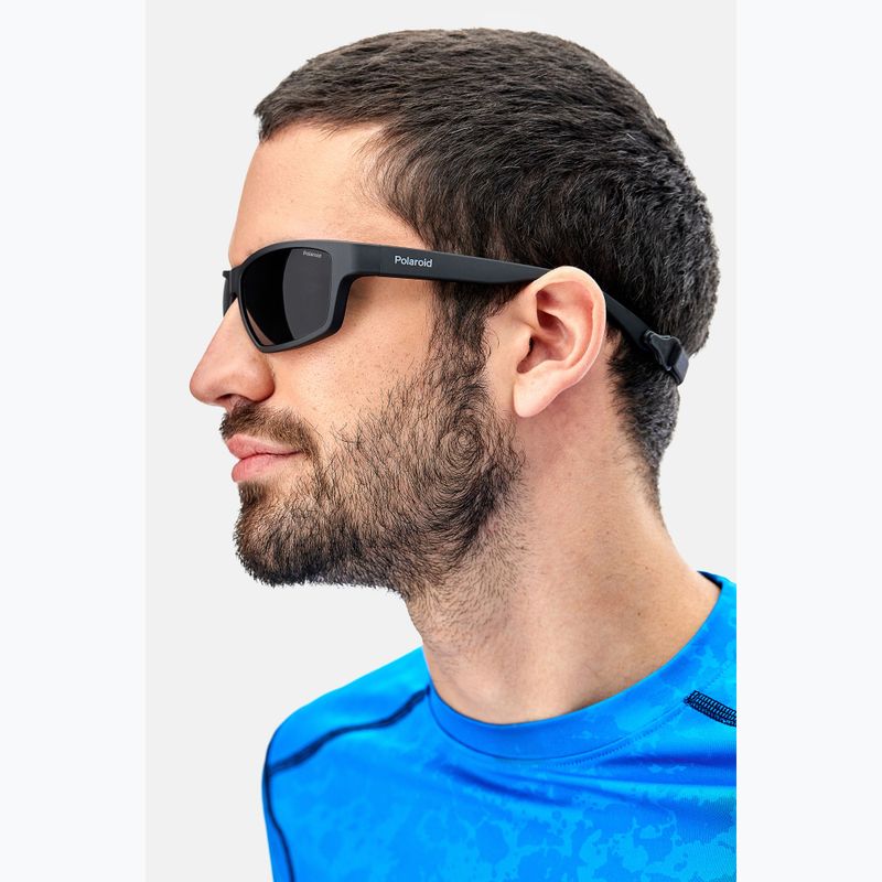 Окуляри сонцезахисні Polaroid PLD 7037/S matte black/grey polarized 10