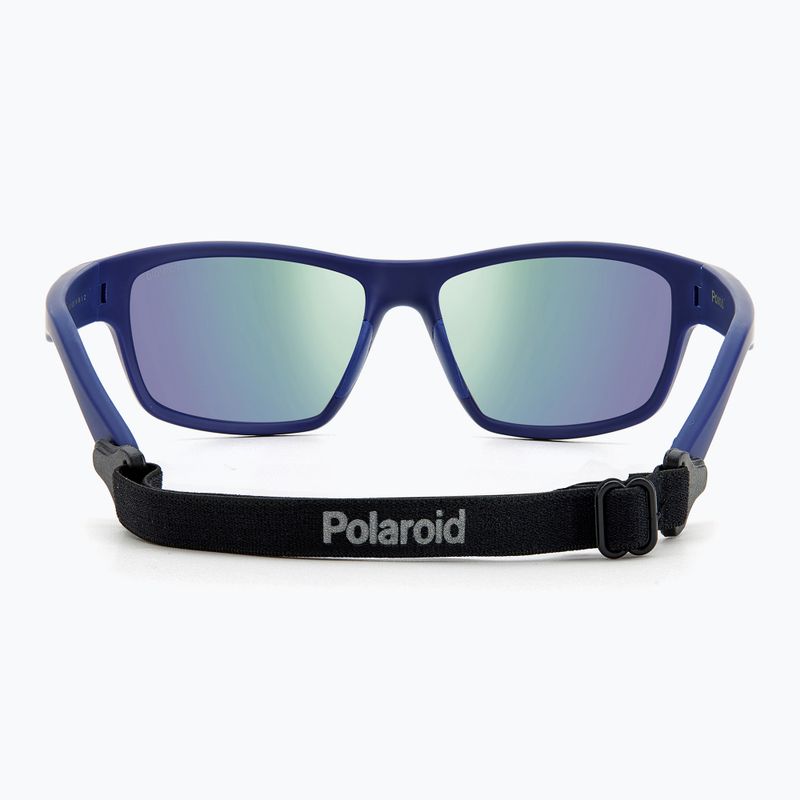 Окуляри сонцезахисні Polaroid PLD 7037/S matt blue/greygreen mirror polarized 5
