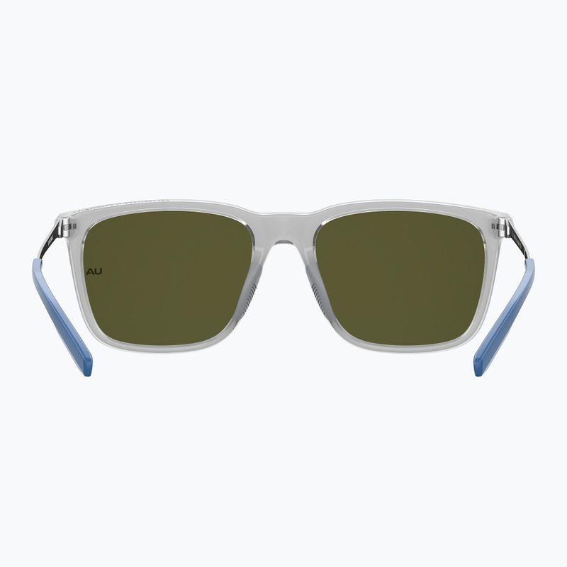 Окуляри сонцезахисні чоловічі Under Armour Reliance crystal grey/blue multilayer 4