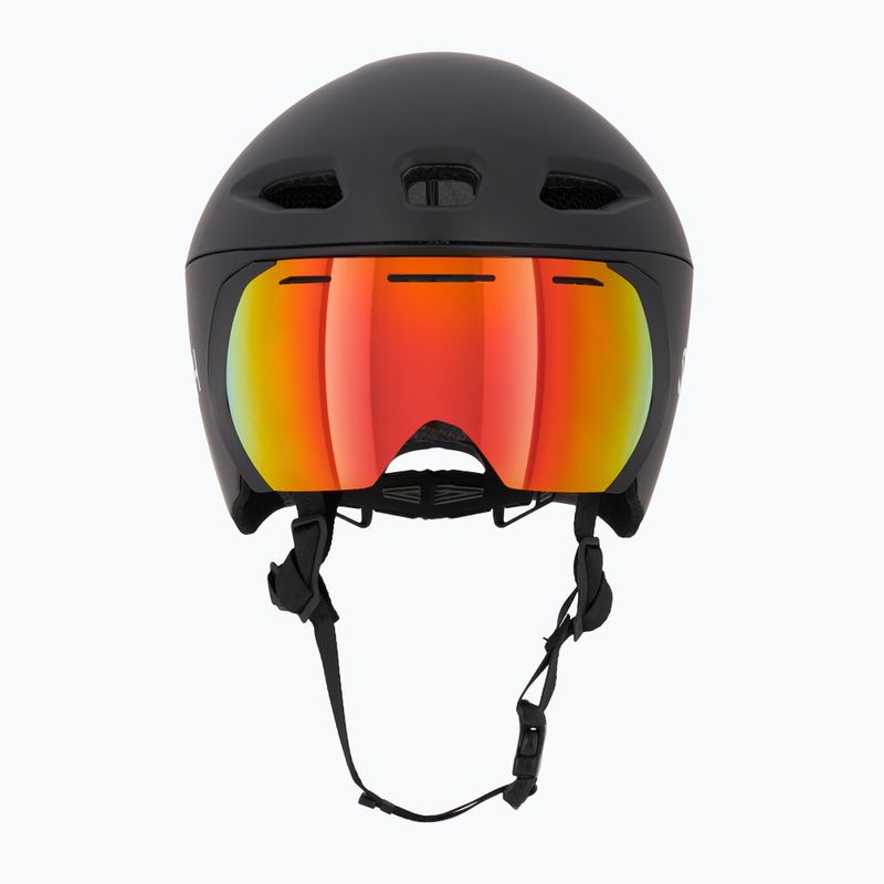 Шолом велосипедний Smith Jetstream TT matte black/chromapop red mirror/clear 2