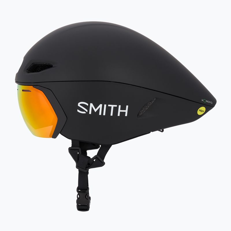 Шолом велосипедний Smith Jetstream TT matte black/chromapop red mirror/clear 3