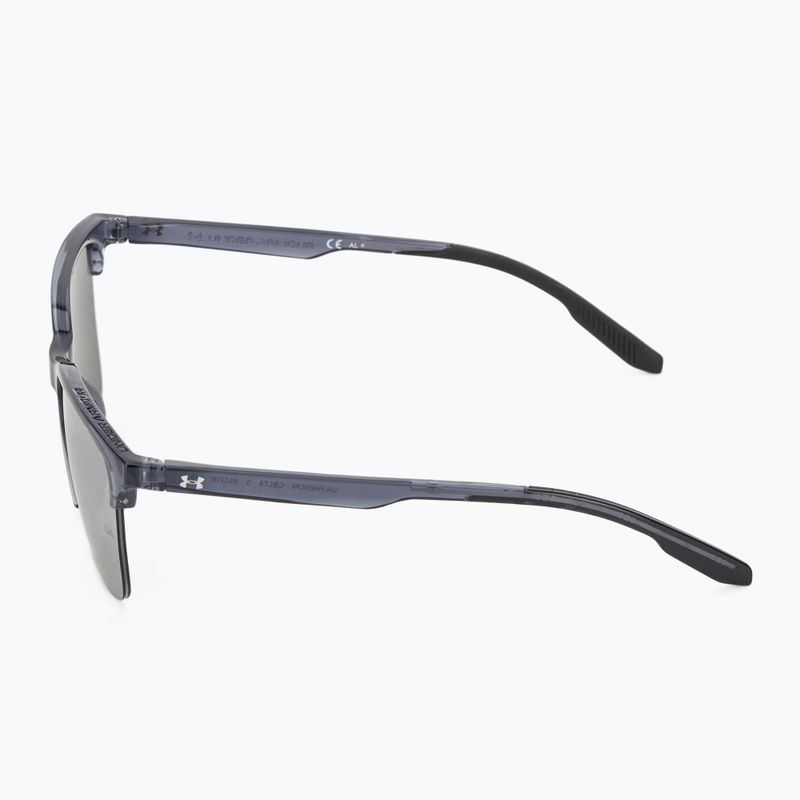 Окуляри сонцезахисні чоловічі Under Armour Phenom grey/silver mirror 4