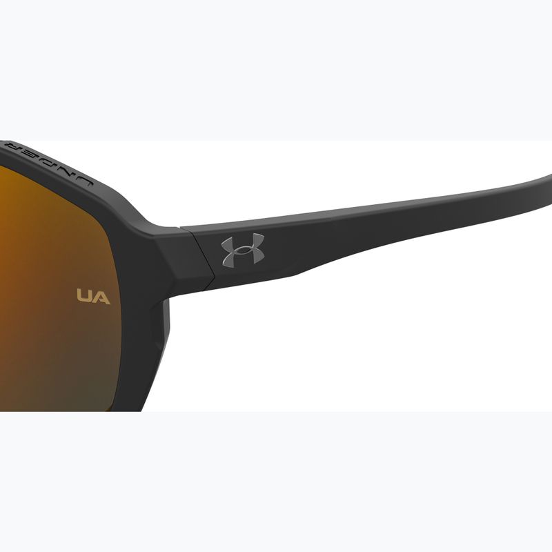 Окуляри сонцезахисні чоловічі Under Armour Gameday/G S3 matte black/orange multilayer oleophobic 7