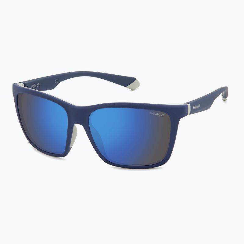 Окуляри сонцезахисні Polaroid PLD 2126/S blue grey/blue mirror polarized 2